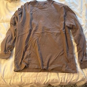 Madewell Men's Long Sleeve Tee - Taupe